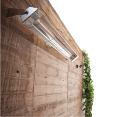Outdoor-Infrared-Heater-On-Wall